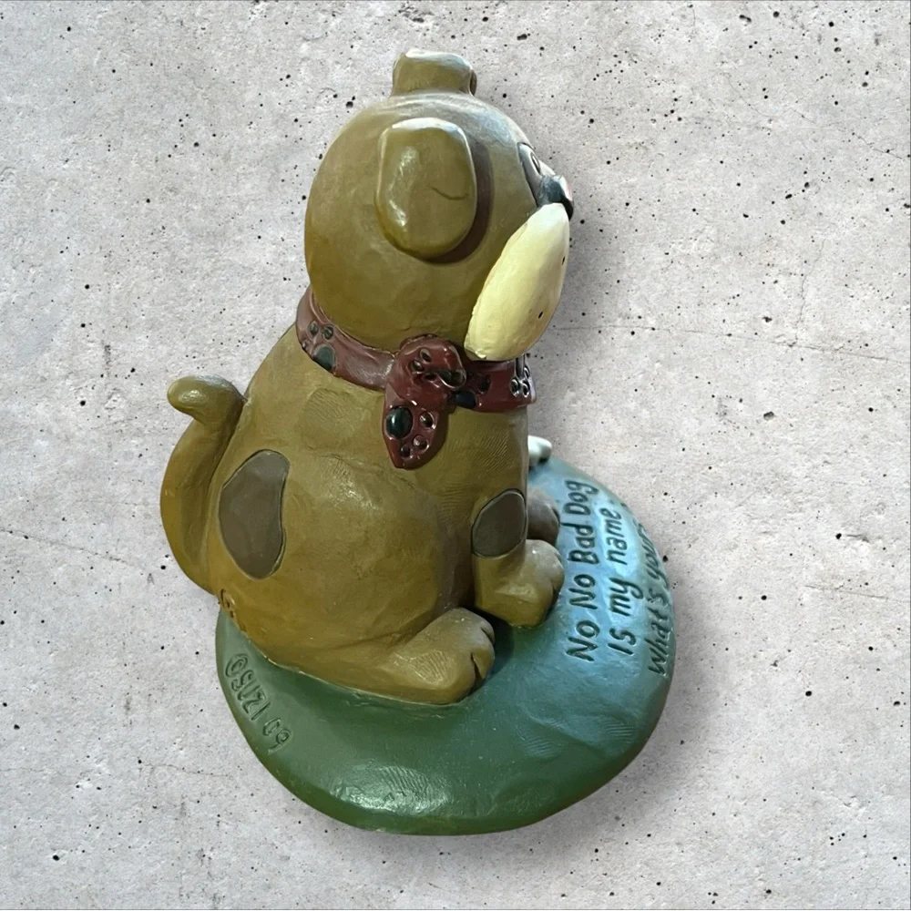 Blossom Bucket Puppy‎ Suzi Skoglund 2009 Resin Figure